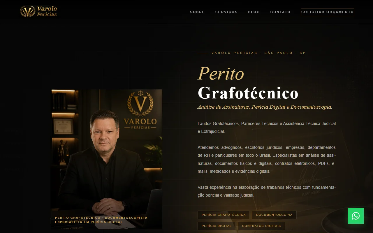 O Perito Grafotécnico